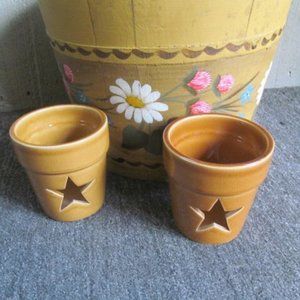 Mustard Primitive Star Decor Rustic Cabin Candles Rustic Primitive Home Decor